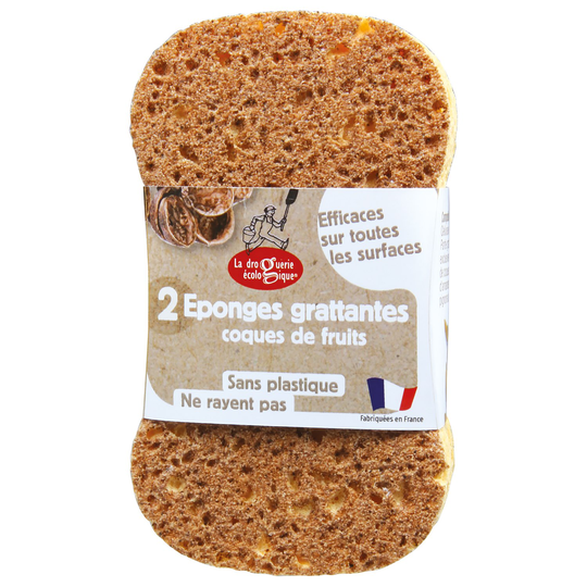 La Droguerie Écologique Rengöringssvamp, 2-pack
