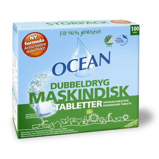 Ocean Maskindisktabletter 100 st