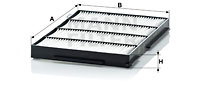 Kupéfilter MANN-FILTER CU 1526