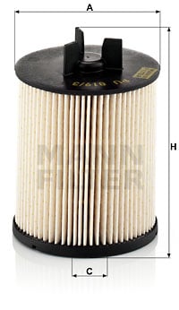 Bränslefilter MANN-FILTER PU 819/3 x