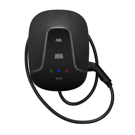 Defa eRange IQ HOME Laddbox fast T2-kabel, 11 kW, 3-fas