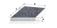 Kupéfilter MANN-FILTER CUK 3461