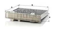 Kupéfilter MANN-FILTER CUK 2230/1
