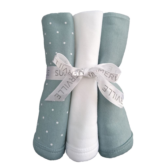SUMMERVILLE Organic Snuttefilt GOTS Safir Dotty 3-pack