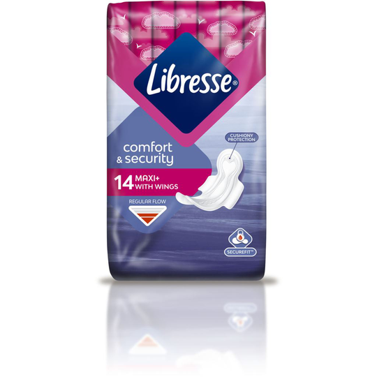 Libresse Comfort & Security Maxi+ Wings Binda 14 st