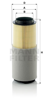 Luftfilter MANN-FILTER C 12 003
