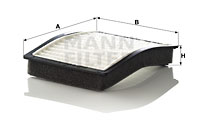 Kupéfilter MANN-FILTER CU 1006-2
