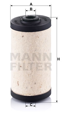 Bränslefilter MANN-FILTER BFU 707