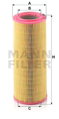 Luftfilter MANN-FILTER C 12 104