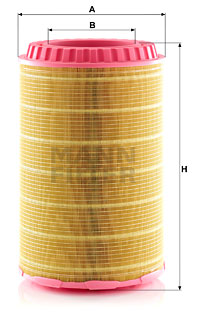 Luftfilter MANN-FILTER C 38 3062