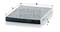 Kupéfilter MANN-FILTER CUK 2436