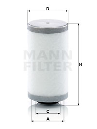 Filter, tryckluft MANN-FILTER LE 3009