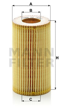 Oljefilter MANN-FILTER HU 718/1 y