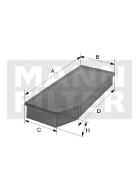 Luftfilter MANN-FILTER C 27 045
