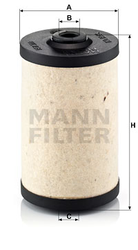 Bränslefilter MANN-FILTER BFU 700 x