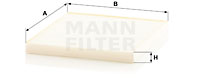 Kupéfilter MANN-FILTER CU 24 008