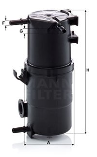 Bränslefilter MANN-FILTER WK 10 034 z