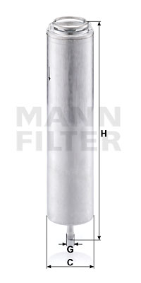 Bränslefilter MANN-FILTER WK 5002 x