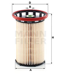 Bränslefilter MANN-FILTER PU 8007
