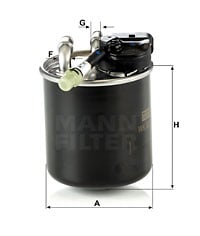 Bränslefilter MANN-FILTER WK 820/17