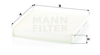 Kupéfilter MANN-FILTER CU 22 029