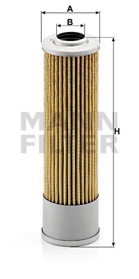 Filter, drifthydraulik MANN-FILTER H 614/3