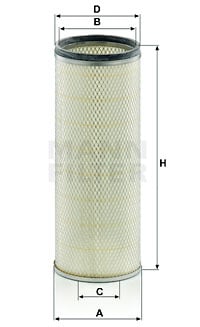 Sekundärluftfilter MANN-FILTER CF 19 006 x