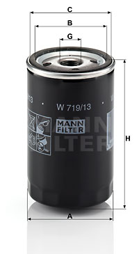 Oljefilter MANN-FILTER W 719/13