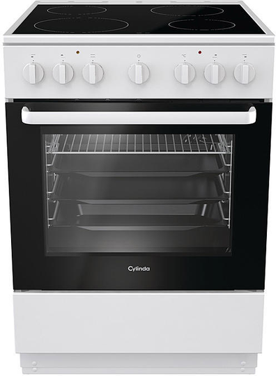 Cylinda S8364kst Glaskeramikspis - Vit