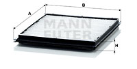 Kupéfilter MANN-FILTER CU 2516
