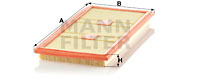 Luftfilter MANN-FILTER C 43 139