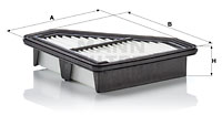 Luftfilter MANN-FILTER C 20 014