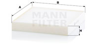 Kupéfilter MANN-FILTER CU 22 028