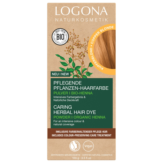 Logona Örthårfärg, 100 g Copper Blonde