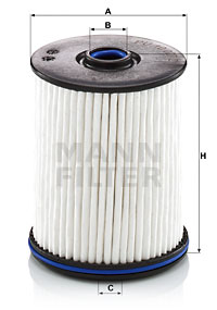 Bränslefilter MANN-FILTER PU 10 027 z