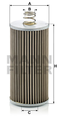 Filter, drifthydraulik MANN-FILTER H 816/1