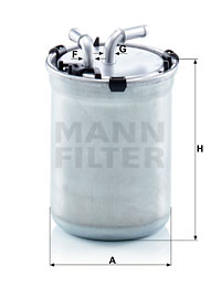 Bränslefilter MANN-FILTER WK 823/2