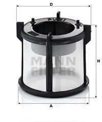Bränslefilter MANN-FILTER PU 51 z