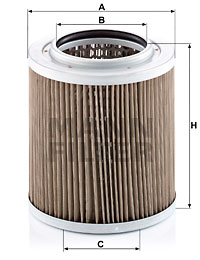 Oljefilter MANN-FILTER HD 13 008