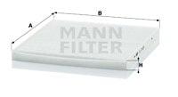 Kupéfilter MANN-FILTER CU 2435