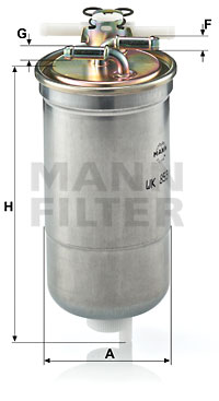 Bränslefilter MANN-FILTER WK 853/4