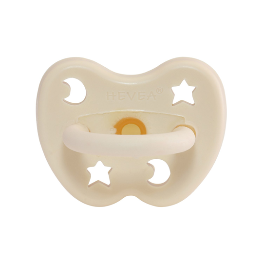 Hevea Naturgumminapp - Milky White, 3-36 mån
