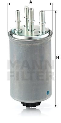 Bränslefilter MANN-FILTER WK 829/4