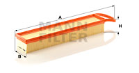 Luftfilter MANN-FILTER C 5082/2