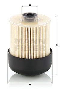 Bränslefilter MANN-FILTER PU 9009 z KIT