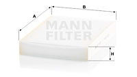 Kupéfilter MANN-FILTER CU 27 009