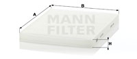 Kupéfilter MANN-FILTER CU 23 010