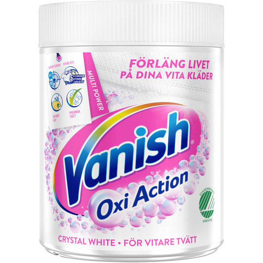 Vansih Oxi Action Fläckborttagning Crystal White 470 g