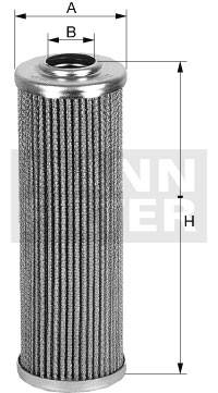 Filter, drifthydraulik MANN-FILTER HD 612/2 x