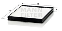 Kupéfilter MANN-FILTER CU 2628